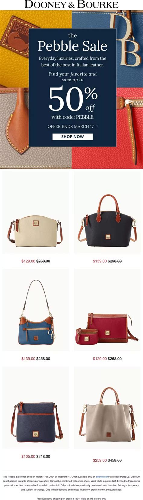 dooney and bourke promo codes